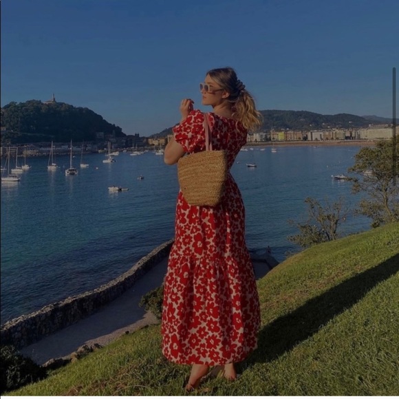 Zara printed poplin dress - Picture 3 of 10